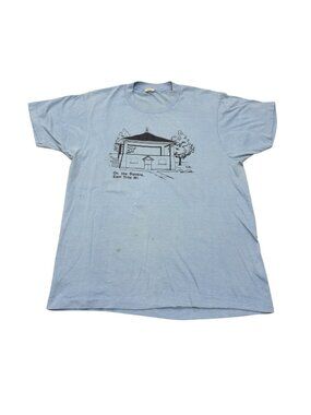 Vintage 1980s Screen Stars East Troy Wisconsin T-Shirt Made USA Single Stitch